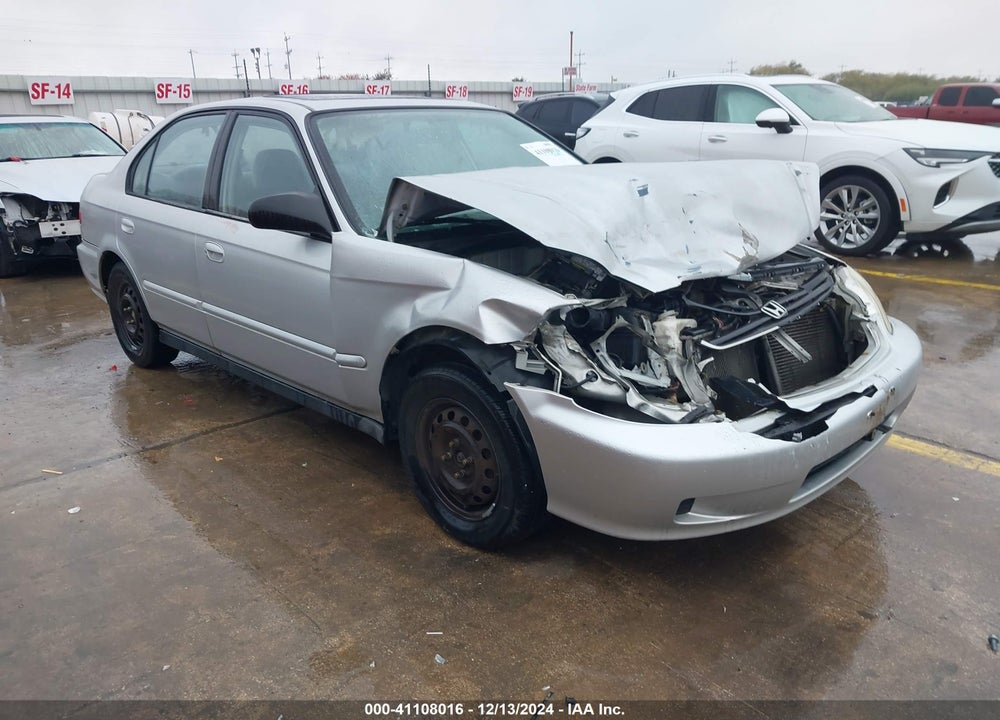 2000 HONDA CIVIC VALUE PACKAGE VIN: 2HGEJ6619YH551445