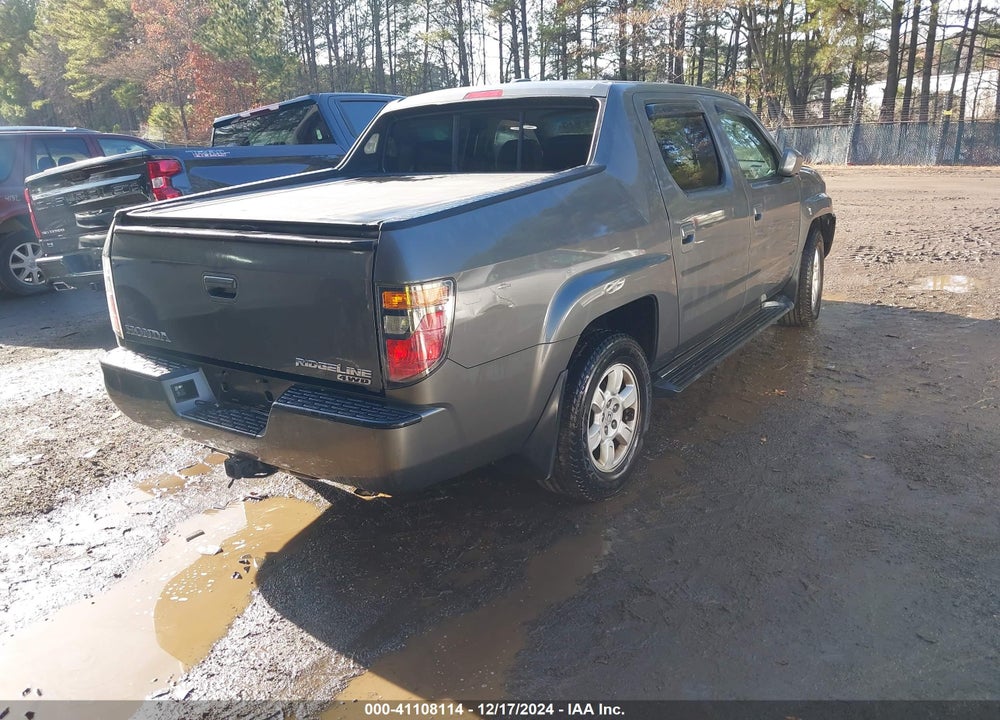 2007 HONDA RIDGELINE RTL VIN: 2HJYK16527H509871