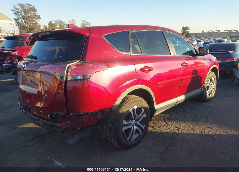 2018 TOYOTA RAV4 LE VIN: 2T3BFREV9JW746329