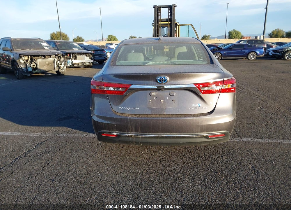 2016 TOYOTA AVALON HYBRID LIMITED VIN: 4T1BD1EB9GU052142