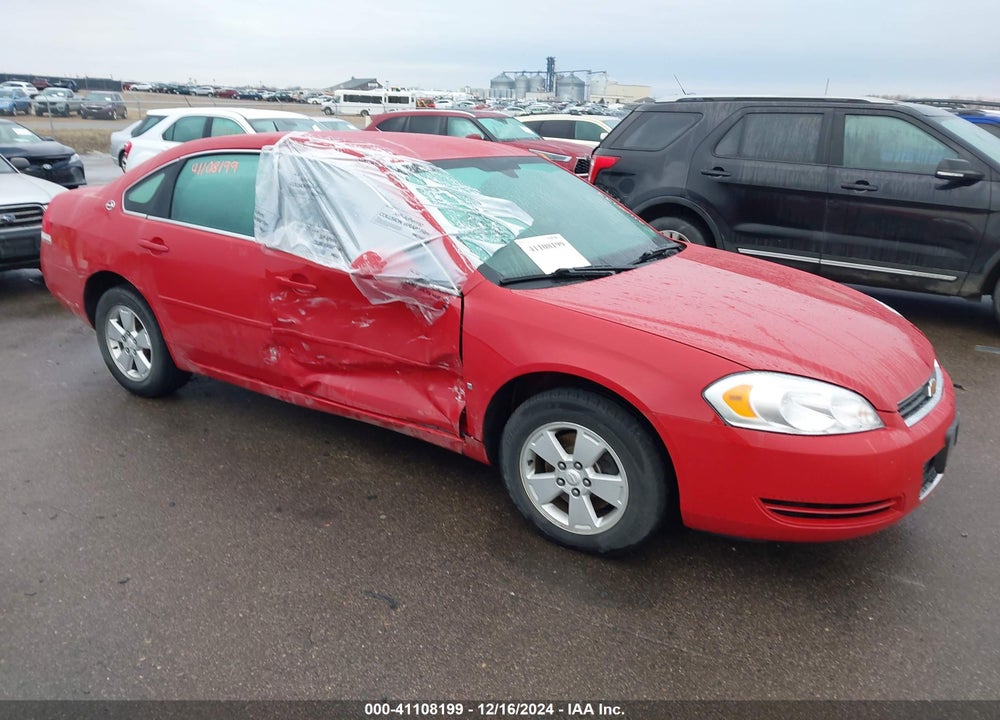 2008 CHEVROLET IMPALA LT VIN: 2G1WT58K989229758