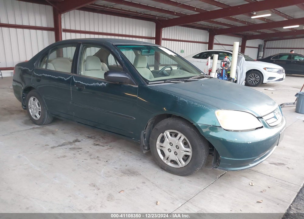 2001 HONDA CIVIC DX VIN: 2HGES16251H610084