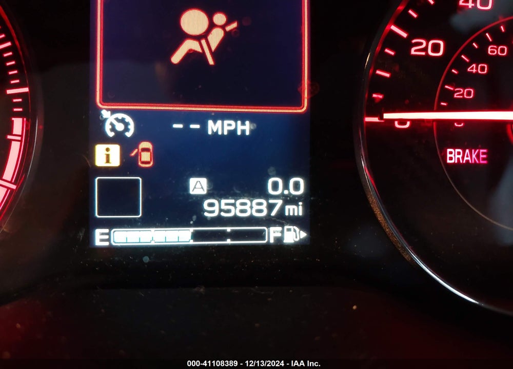 2017 SUBARU IMPREZA VIN: 4S3GKAK68H1610332