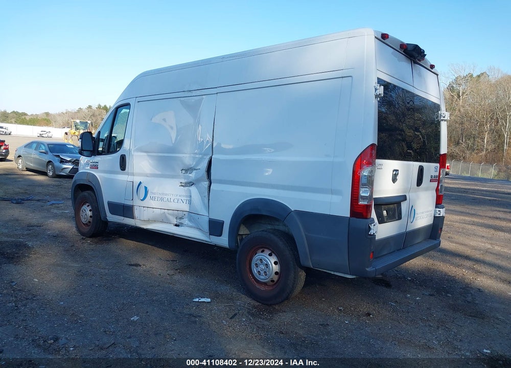 2018 RAM PROMASTER 2500 VIN: 3C6TRVCG9JE115012