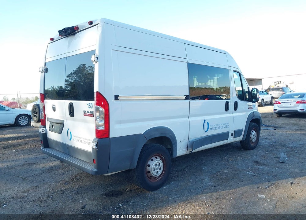 2018 RAM PROMASTER 2500 VIN: 3C6TRVCG9JE115012