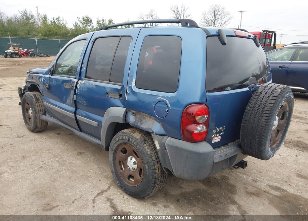 2005 JEEP LIBERTY SPORT VIN: 1J4GL48K65W534198