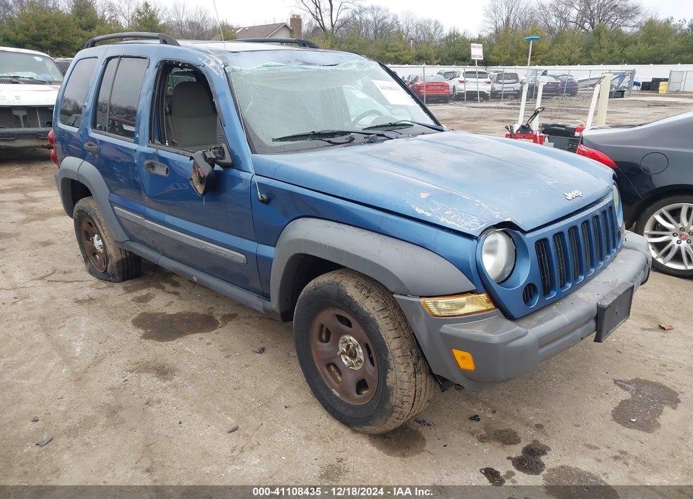 2005 JEEP LIBERTY SPORT VIN: 1J4GL48K65W534198