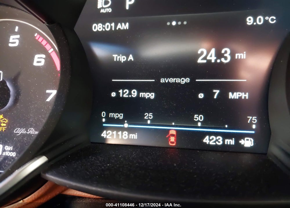 2017 ALFA ROMEO GIULIA TI RWD VIN: ZARFAECN8H7561437