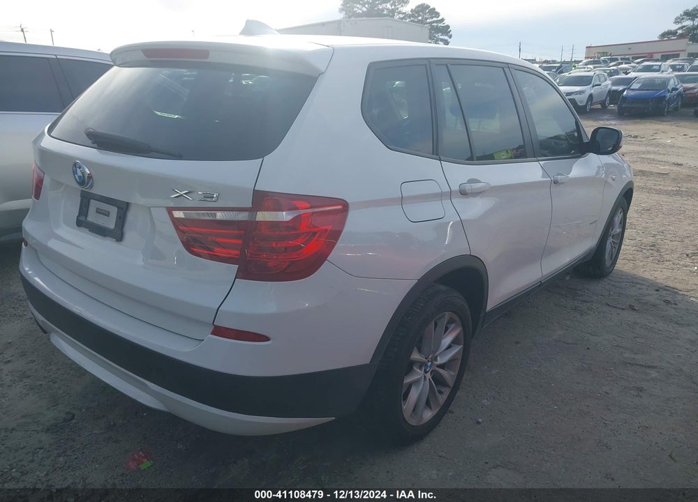 2013 BMW X3 XDRIVE28I VIN: 5UXWX9C54D0A08935