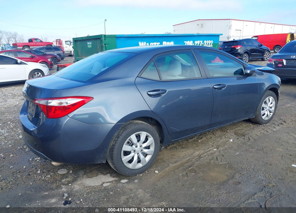 2015 TOYOTA COROLLA LE VIN: 2T1BURHE6FC479895