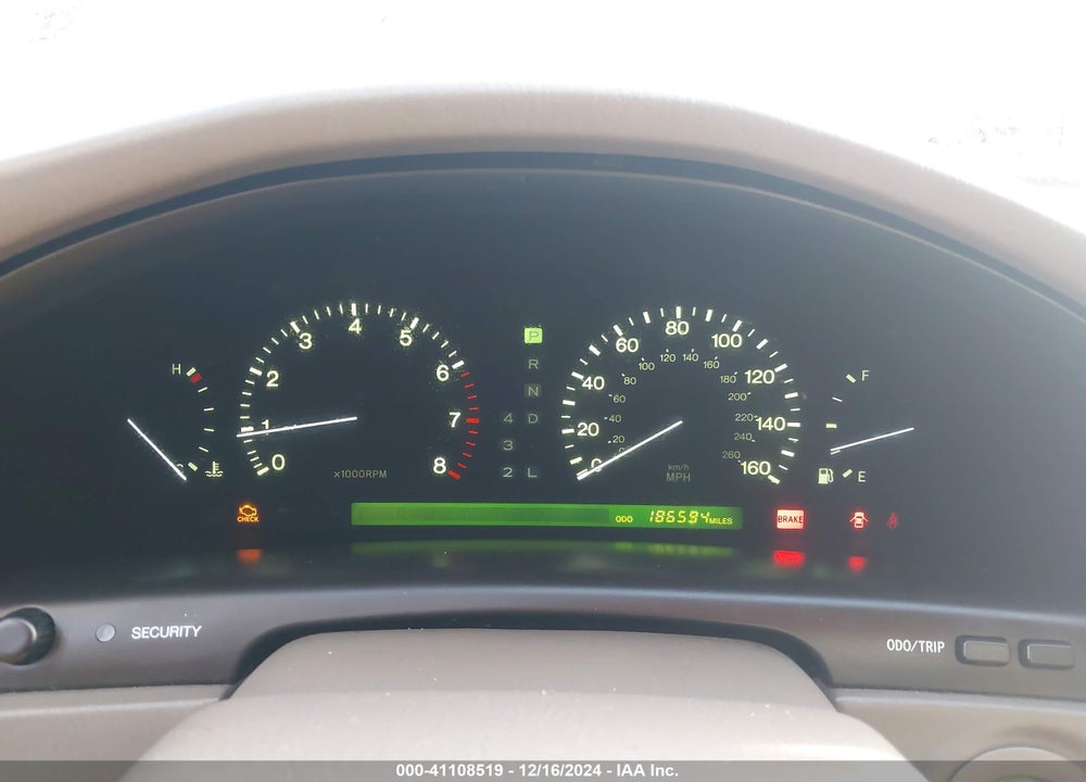 1999 LEXUS LS 400 VIN: JT8BH28F0X0142265