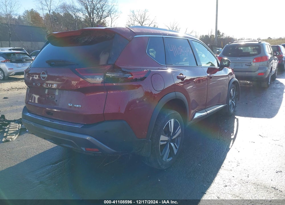 2022 NISSAN ROGUE SL INTELLIGENT AWD VIN: 5N1BT3CBXNC694888