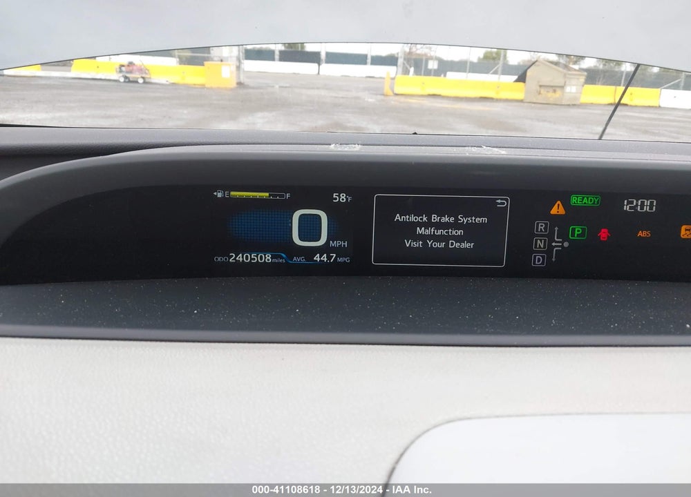 2016 TOYOTA PRIUS THREE TOURING VIN: JTDKARFUXG3517982