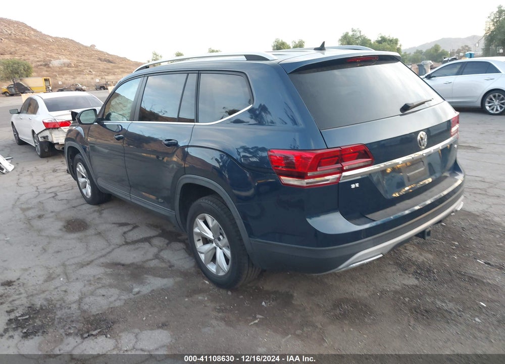 2019 VOLKSWAGEN ATLAS 3.6L V6 SE VIN: 1V2DR2CA8KC505386