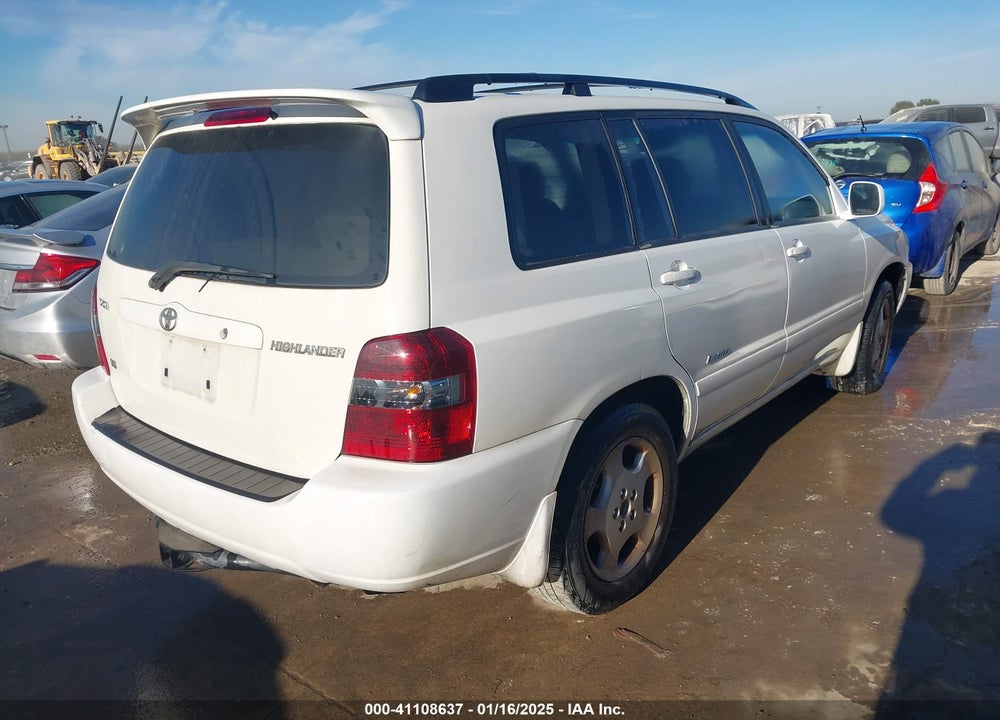 2007 TOYOTA HIGHLANDER LIMITED V6 VIN: JTEDP21A570138350