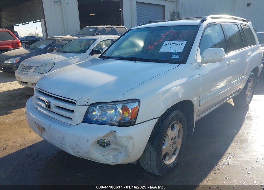 2007 TOYOTA HIGHLANDER LIMITED V6 VIN: JTEDP21A570138350