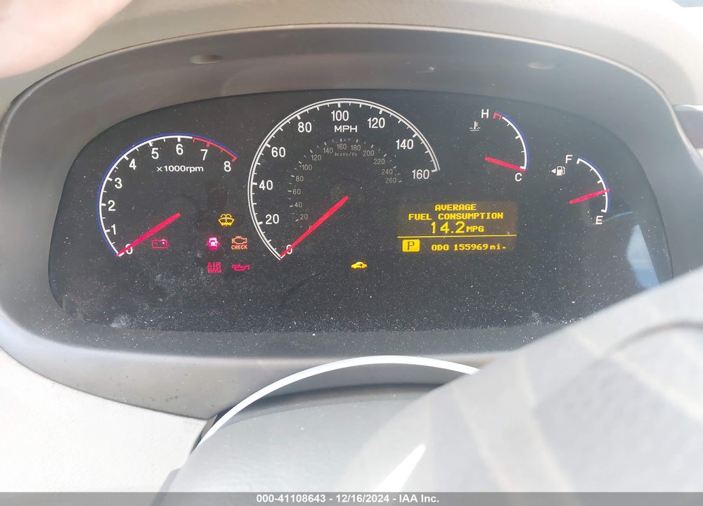 2006 HYUNDAI AZERA VIN: KMHFC46F86A051202