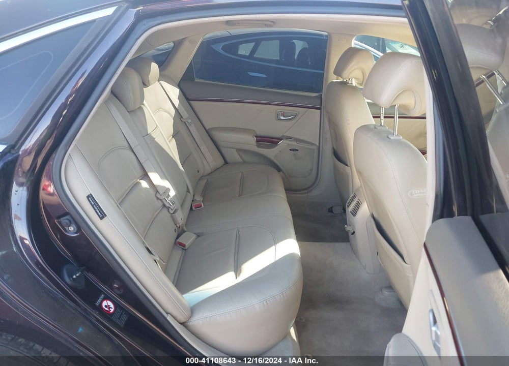 2006 HYUNDAI AZERA VIN: KMHFC46F86A051202