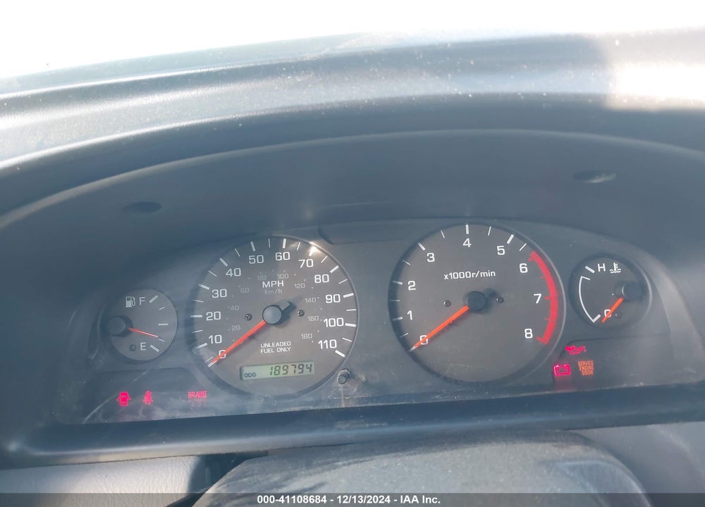 2000 NISSAN XTERRA SE/XE VIN: 5N1ED28T6YC608390