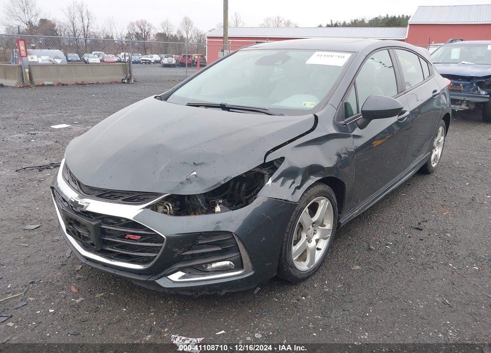 2019 CHEVROLET CRUZE PREMIER VIN: 3G1BF6SM1KS589476