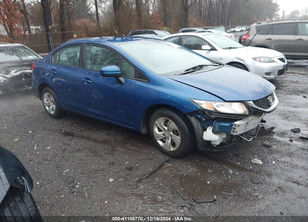 2014 HONDA CIVIC LX VIN: 19XFB2F54EE242601