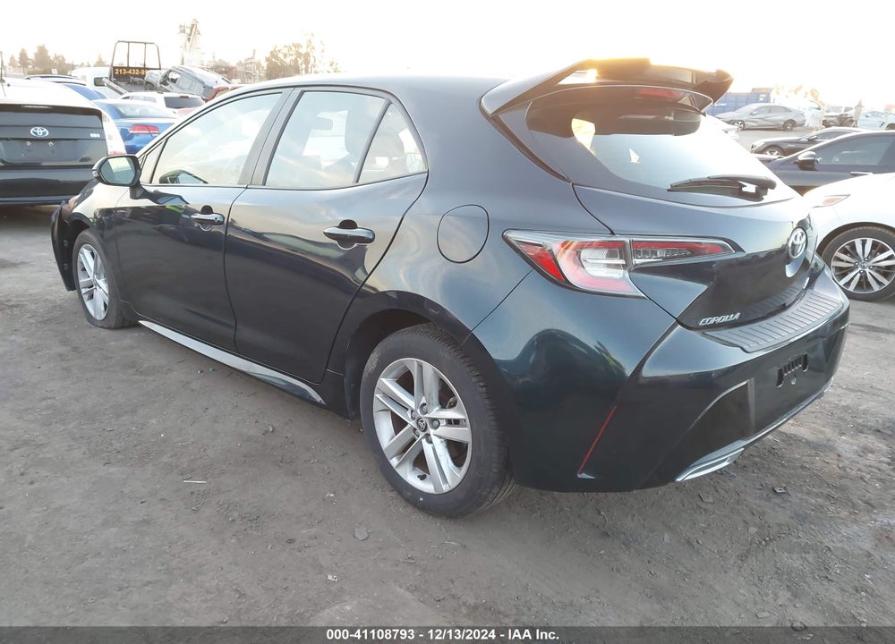 2019 TOYOTA COROLLA SE VIN: JTNK4RBE1K3035377