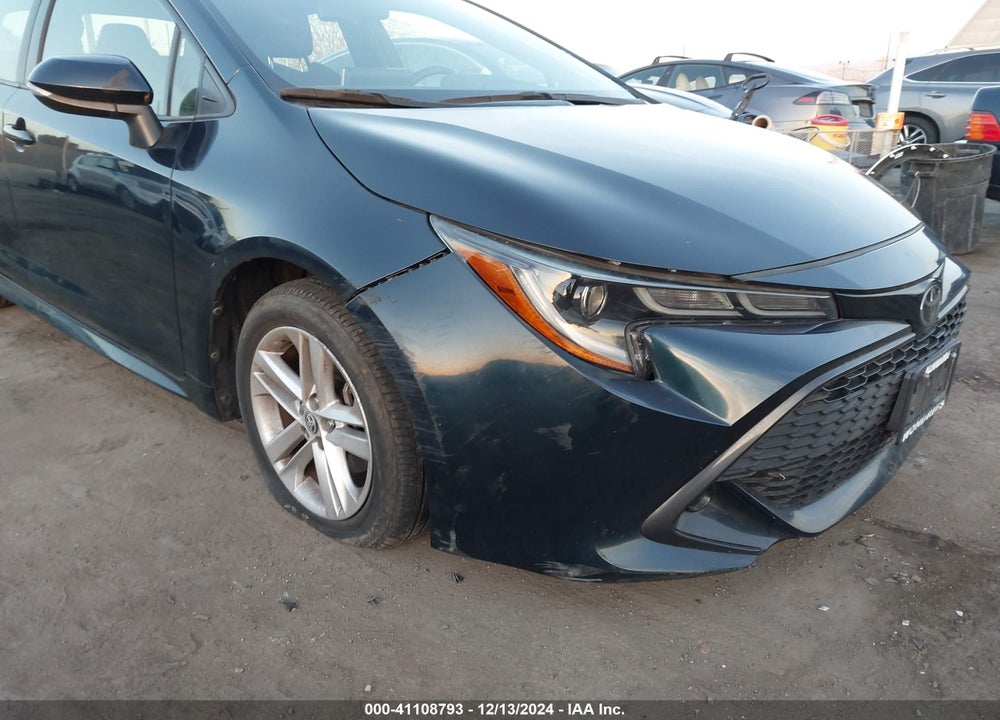 2019 TOYOTA COROLLA SE VIN: JTNK4RBE1K3035377