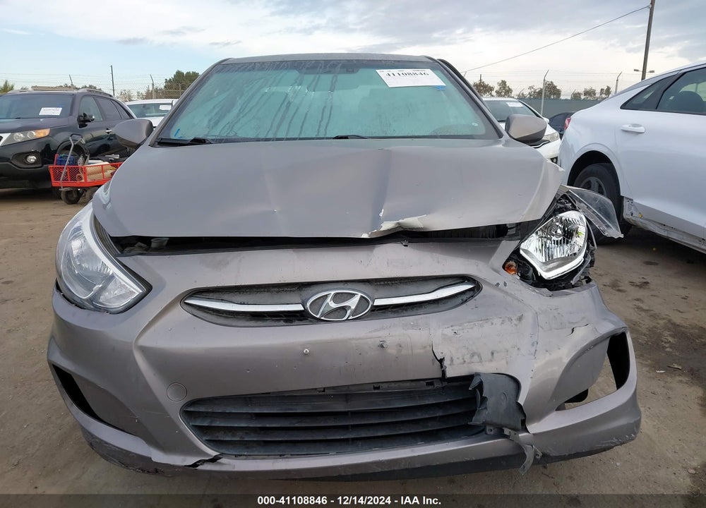 2017 HYUNDAI ACCENT SE VIN: KMHCT4AE8HU378542