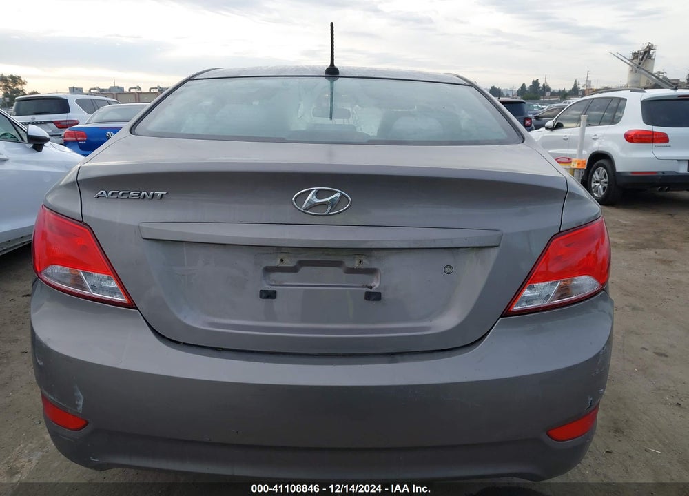 2017 HYUNDAI ACCENT SE VIN: KMHCT4AE8HU378542