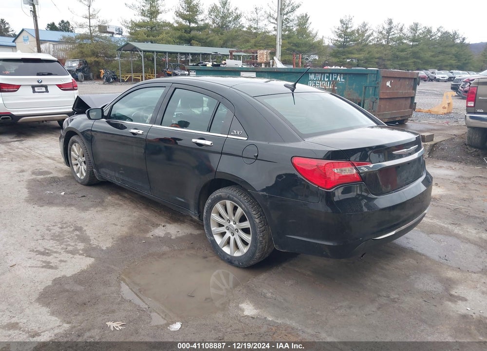 2014 CHRYSLER 200 LIMITED VIN: 1C3CCBCG9EN186760