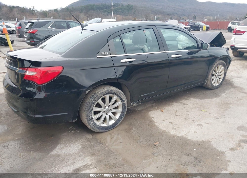 2014 CHRYSLER 200 LIMITED VIN: 1C3CCBCG9EN186760