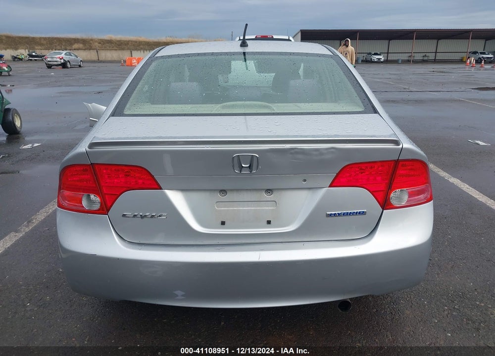 2007 HONDA CIVIC HYBRID VIN: JHMFA36287S021693