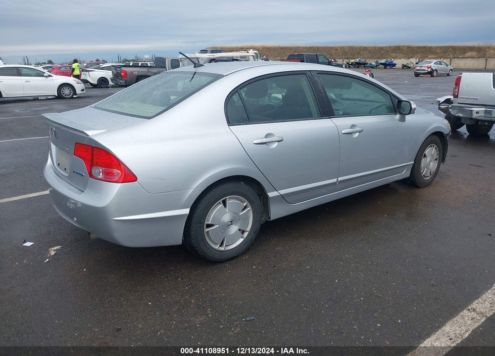 2007 HONDA CIVIC HYBRID VIN: JHMFA36287S021693