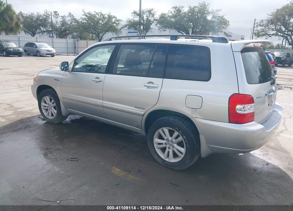2006 TOYOTA HIGHLANDER HYBRID LIMITED V6 VIN: JTEEW21A560022247