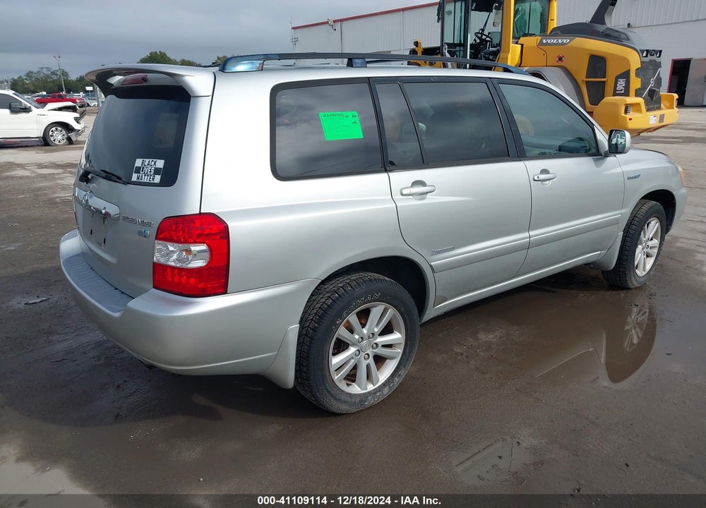 2006 TOYOTA HIGHLANDER HYBRID LIMITED V6 VIN: JTEEW21A560022247