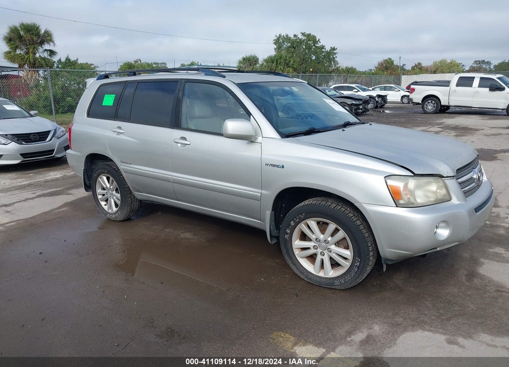 2006 TOYOTA HIGHLANDER HYBRID LIMITED V6 VIN: JTEEW21A560022247