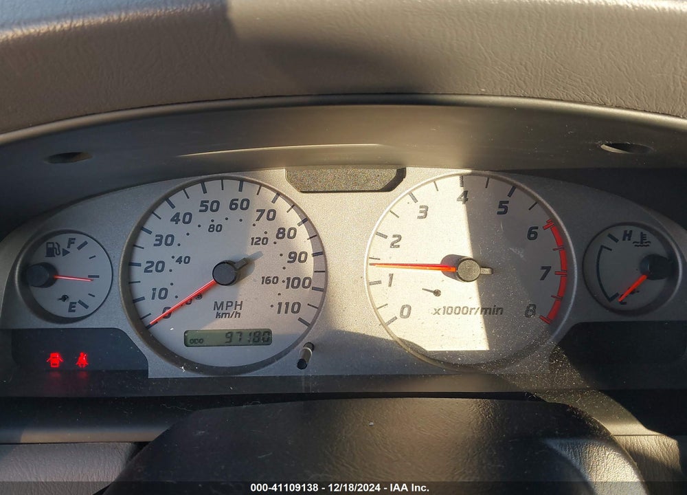 2001 NISSAN XTERRA SE VIN: 5N1ED28T81C583434