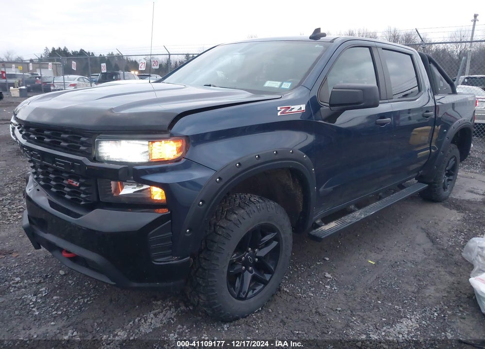 2020 CHEVROLET SILVERADO 1500 4WD SHORT BED CUSTOM TRAIL BOSS VIN: 1GCPYCEF0LZ379930
