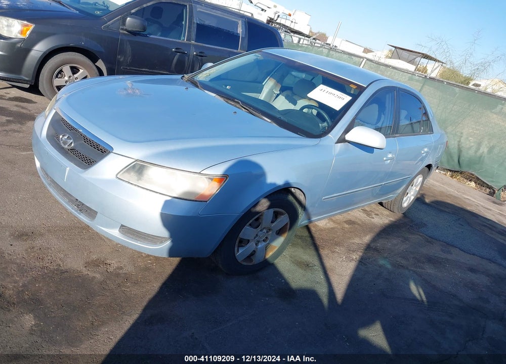 2008 HYUNDAI SONATA GLS VIN: 5NPET46C08H341631