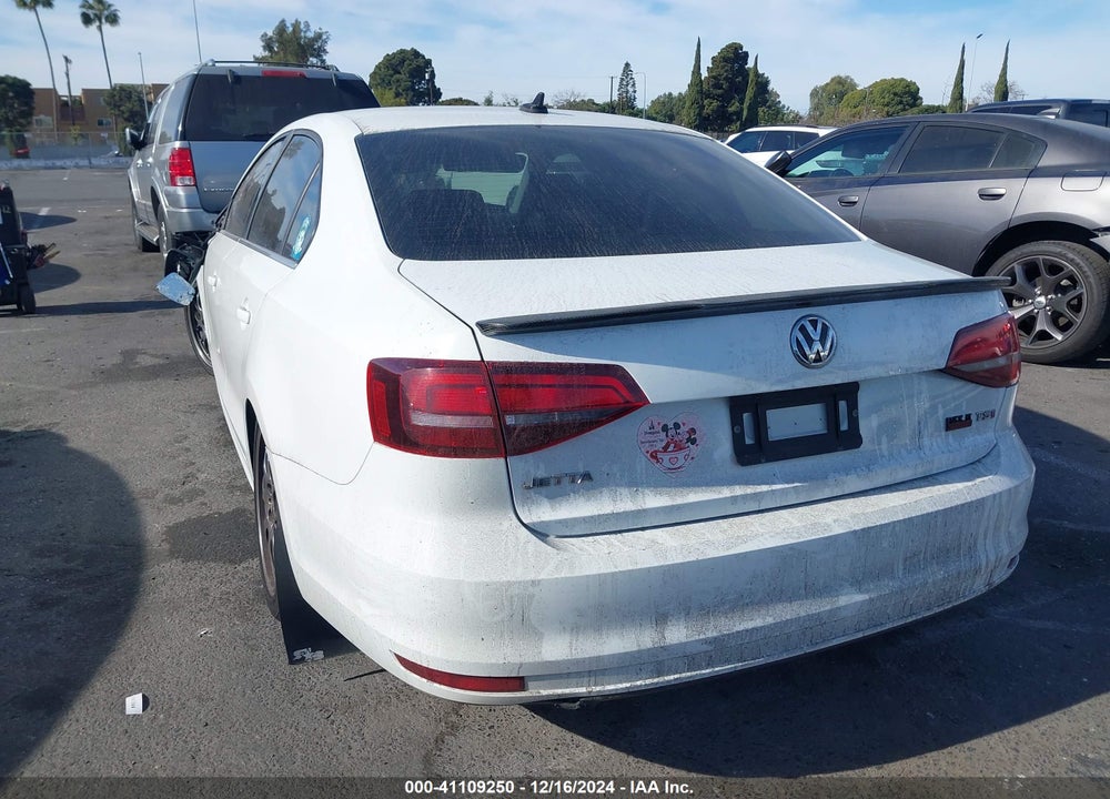 2017 VOLKSWAGEN JETTA VIN: 3VWDB7AJ1HM398143