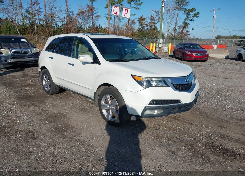 2010 ACURA MDX VIN: 2HNYD2H2XAH503826