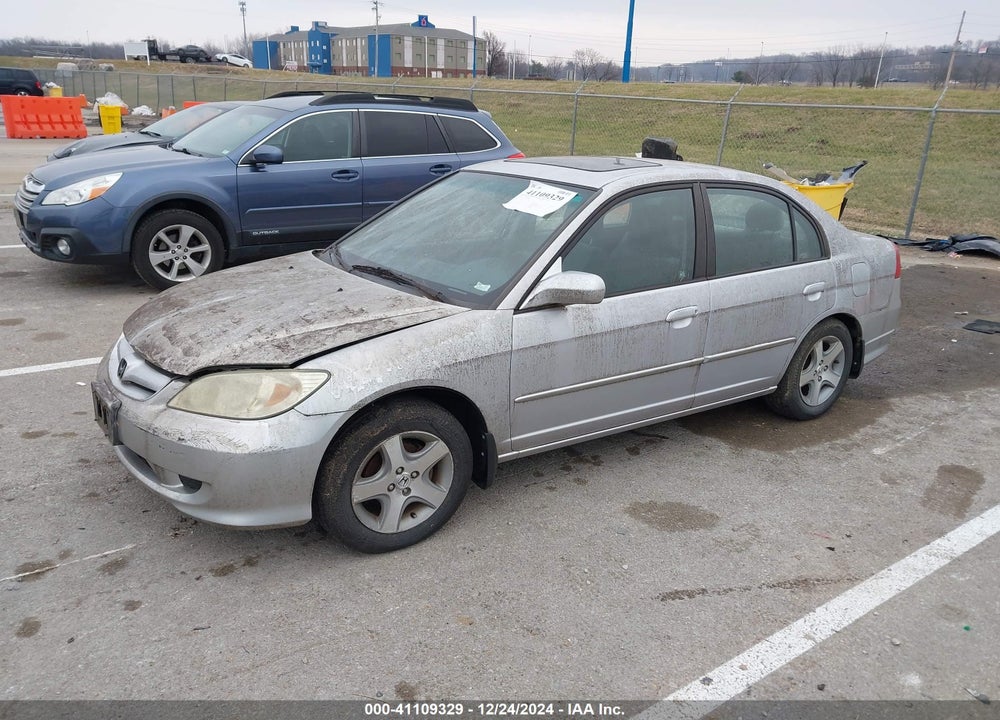 2005 HONDA CIVIC EX VIN: 1HGES26795L007794