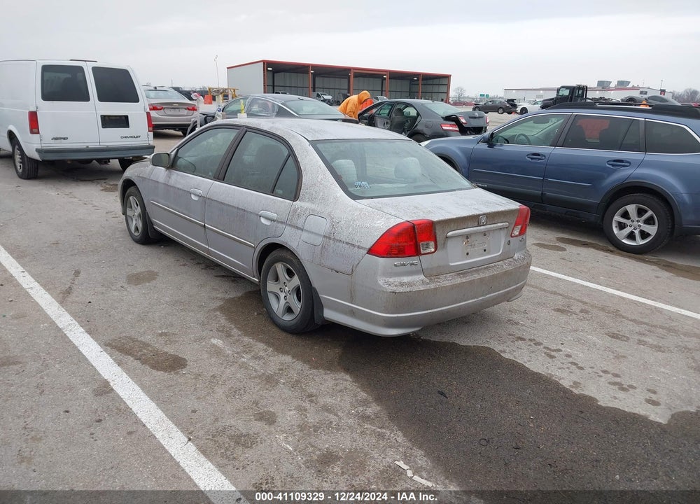 2005 HONDA CIVIC EX VIN: 1HGES26795L007794