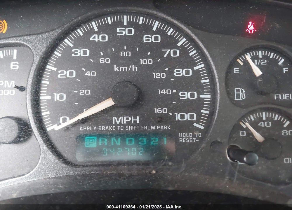 2002 CHEVROLET AVALANCHE 1500 VIN: 3GNEC13T12G155526