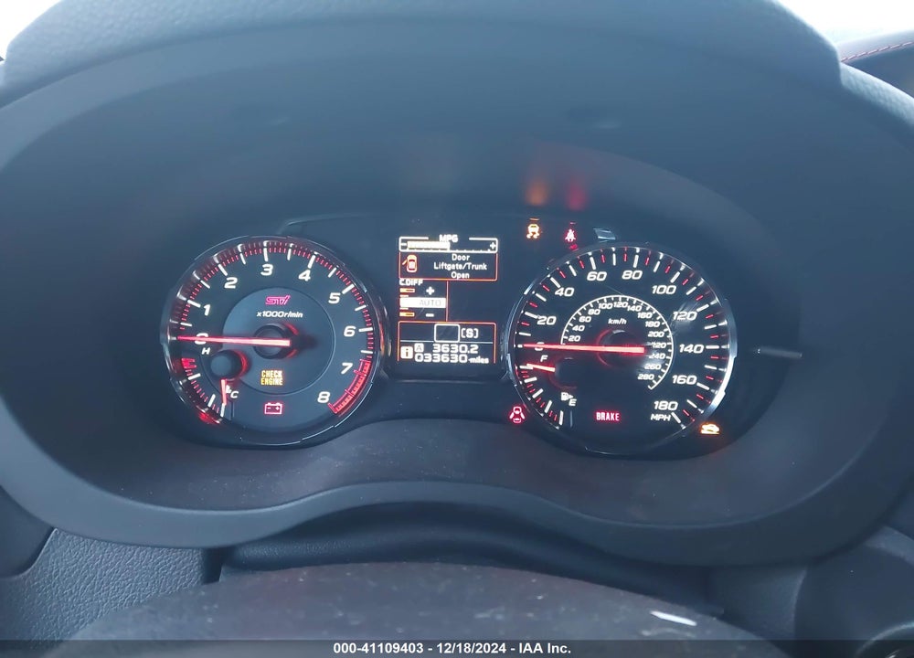 2020 SUBARU WRX STI VIN: JF1VA2Y68L9812658