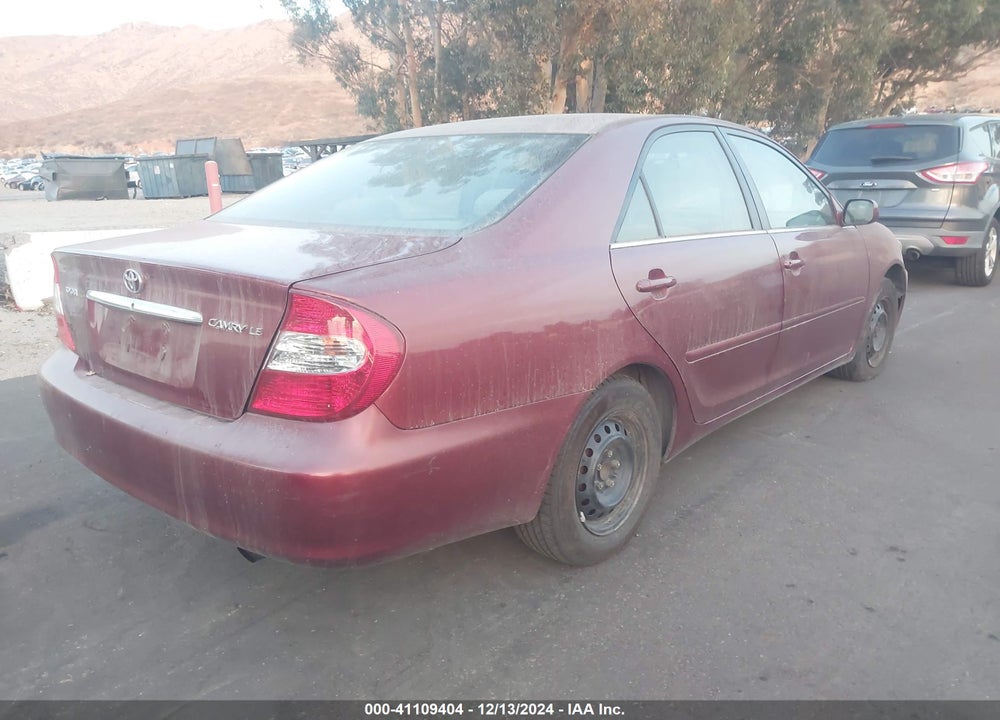 2002 TOYOTA CAMRY LE VIN: 4T1BE32KX2U057260