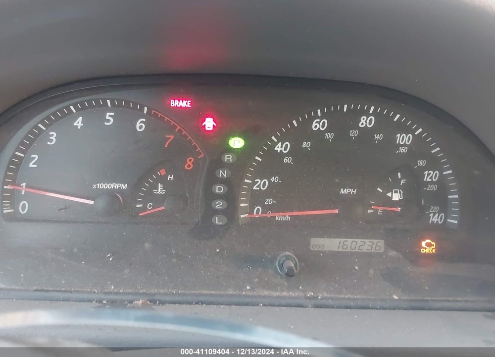 2002 TOYOTA CAMRY LE VIN: 4T1BE32KX2U057260