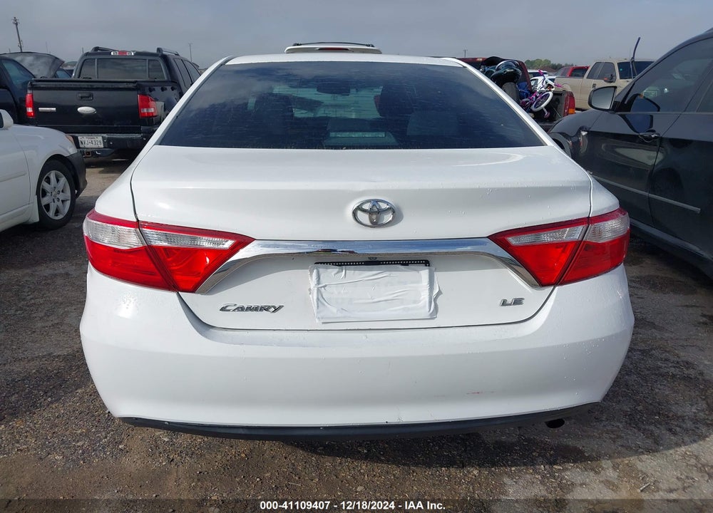 2016 TOYOTA CAMRY LE VIN: 4T4BF1FK7GR539273