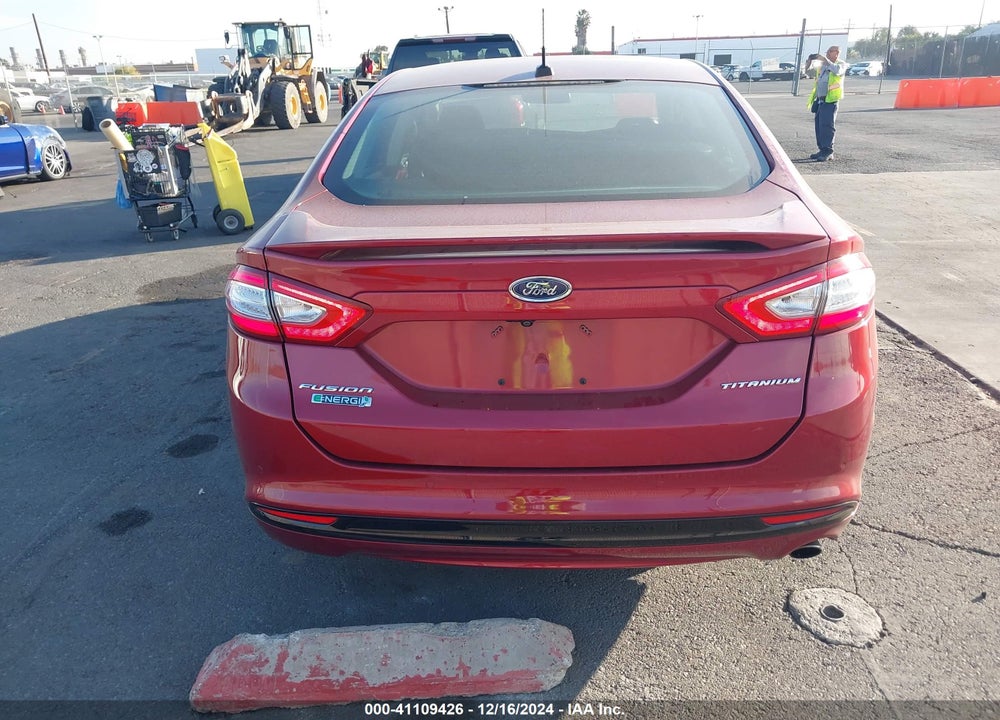 2016 FORD FUSION ENERGI TITANIUM VIN: 3FA6P0SUXGR320707