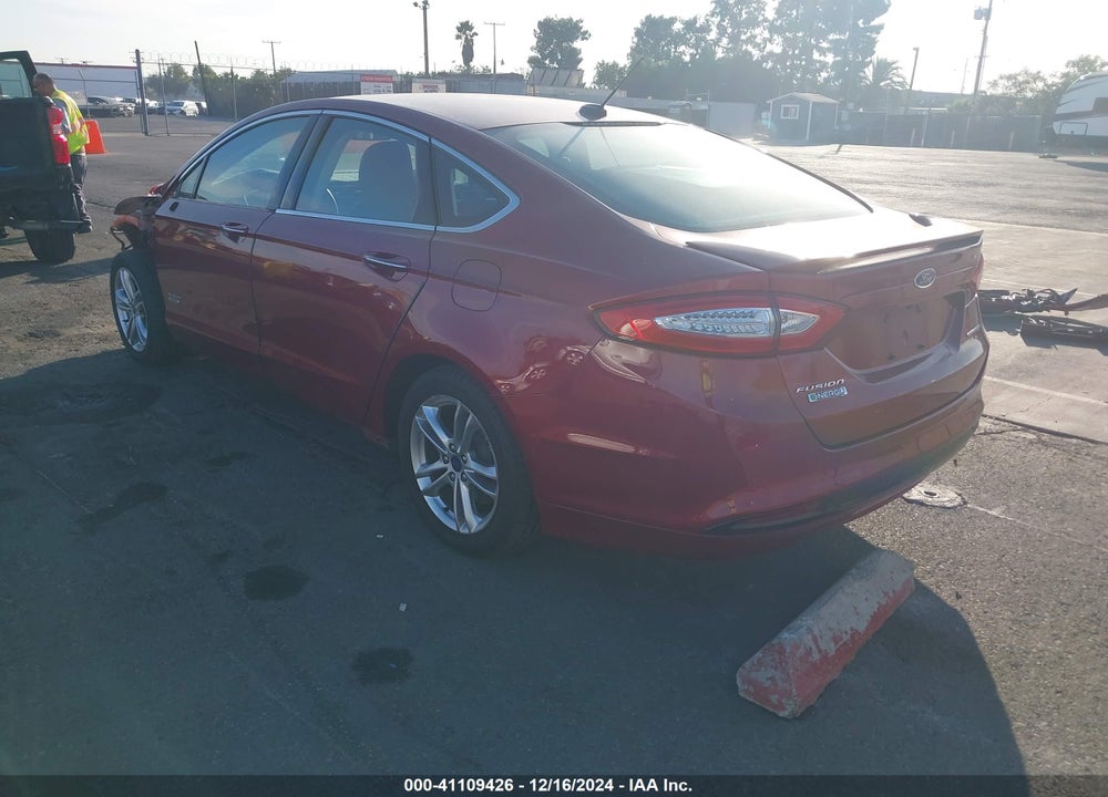 2016 FORD FUSION ENERGI TITANIUM VIN: 3FA6P0SUXGR320707